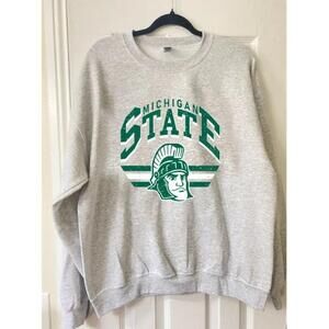 Michigan State Spartans Sweatshirt Ncaa University Varsity Sport Collector